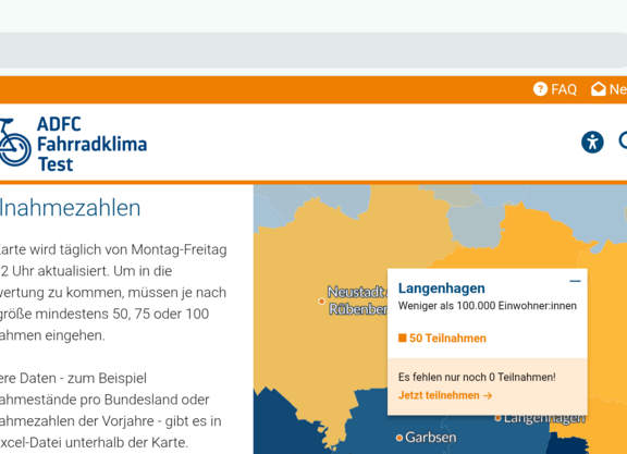 50 erreicht! Bereits JETZT hat Langenhagen 50 Teilnahmen am FKT => Langenhagen IST in der Wertung 50 erreicht! Bereits JETZT hat Langenhagen 50 Teilnahmen am FKT => Langenhagen IST in der Wertung