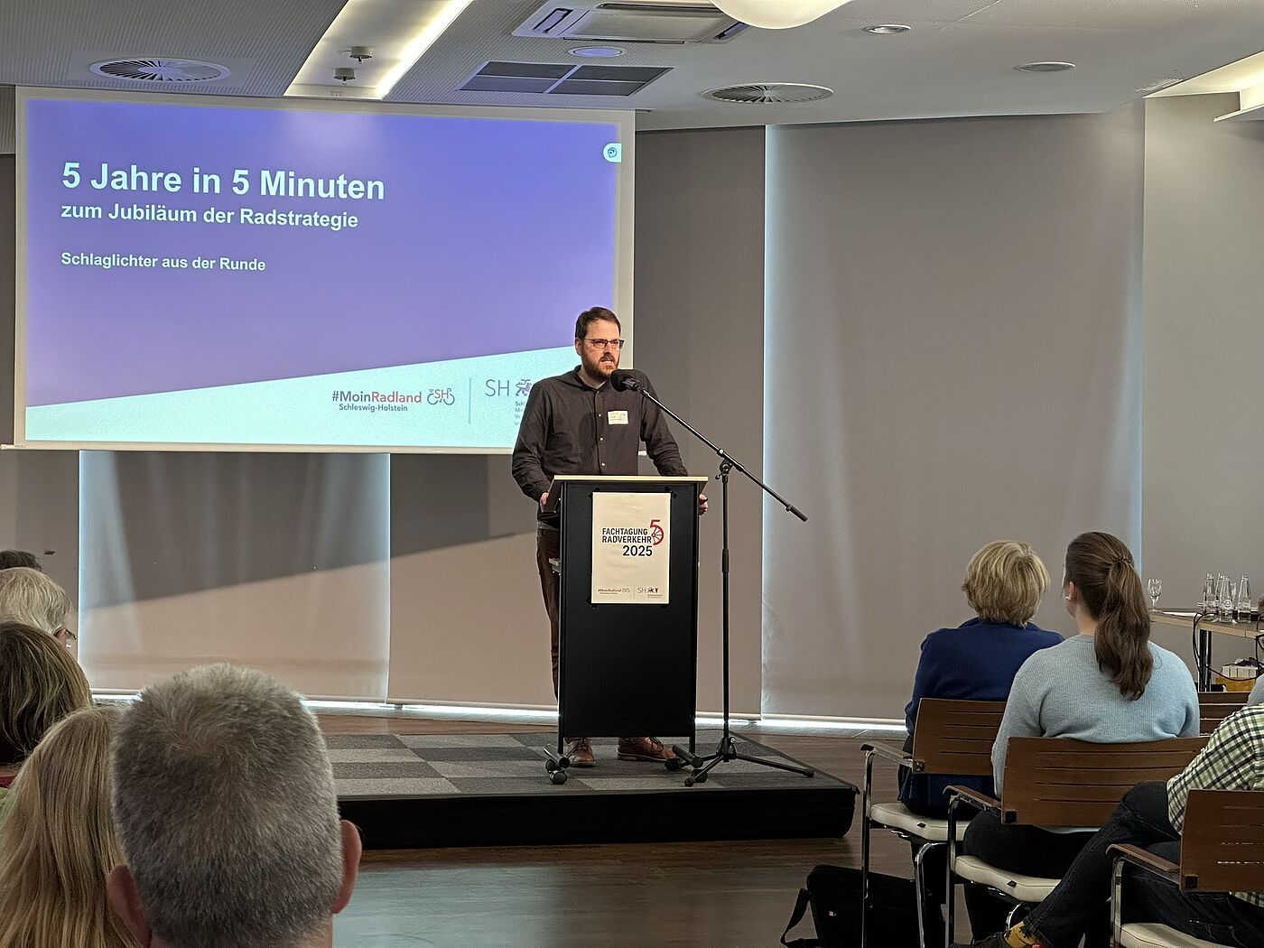 ADFC SH-Geschäftsführer Jan Voß gratuliert zum Jubiläum: "Radverkehrsförderung ist Gemeinschaftsaufgabe"