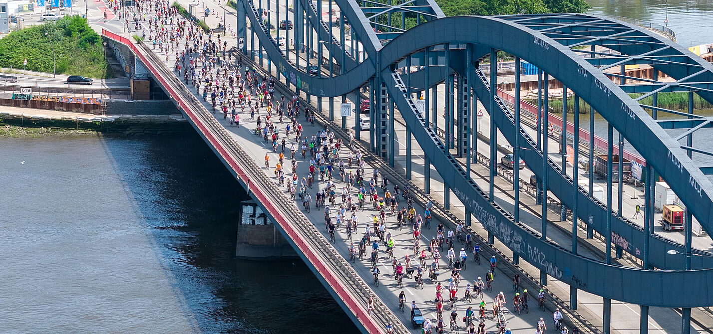 Fahrradsternfahrt Hamburg 2025