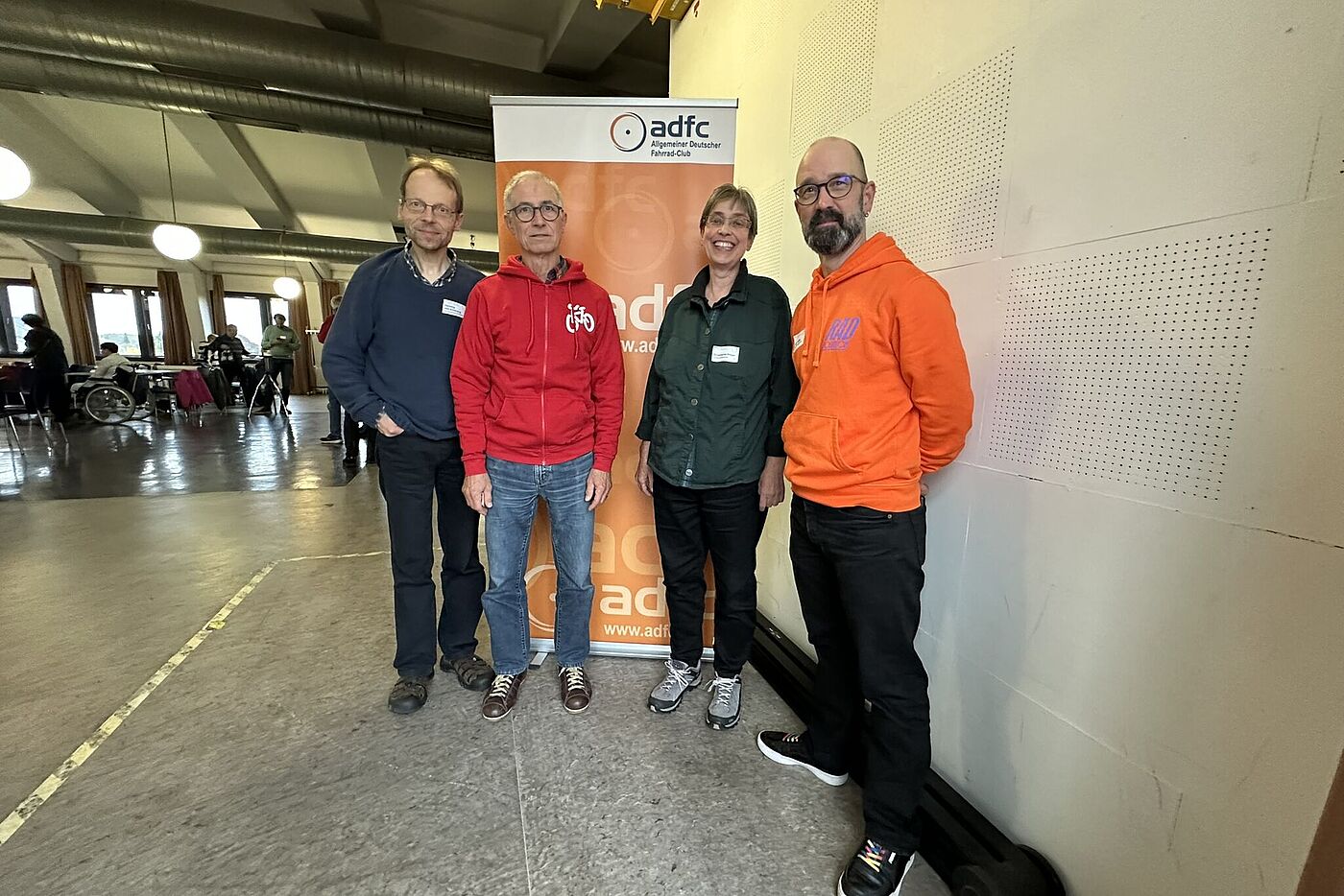 Wurden im Amt bestätigt: Landesvorstandsmitglieder Henning von Schöning, Stephan Steffen, Stephanie Meyer und Timo Höfker