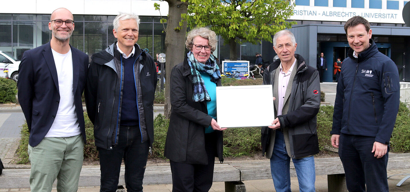 Zertifikatsübergabe Universität Kiel