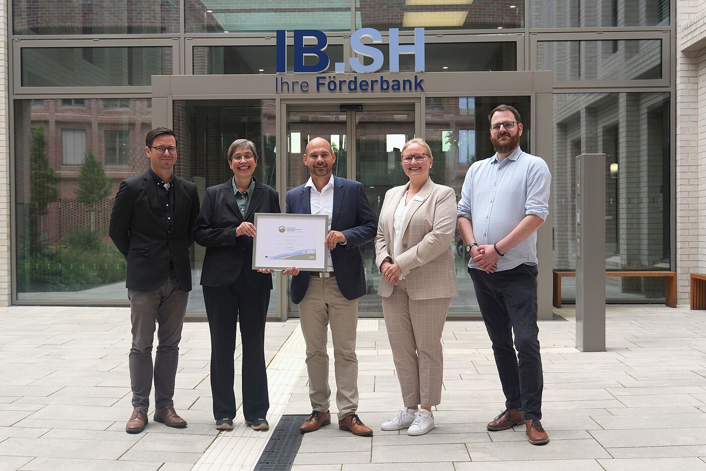 Auszeichnungsübergabe Fahrradfreundlicher Arbeitgeber in Silber