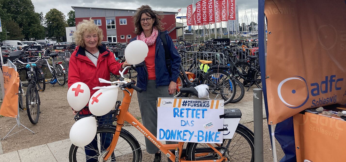 Rettet das Donkey Bike in Schleswig Aktion des ADFC Schleswig: Rettet das Donkey Bike in Schleswig