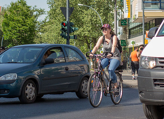 Radfahren in der Stadt