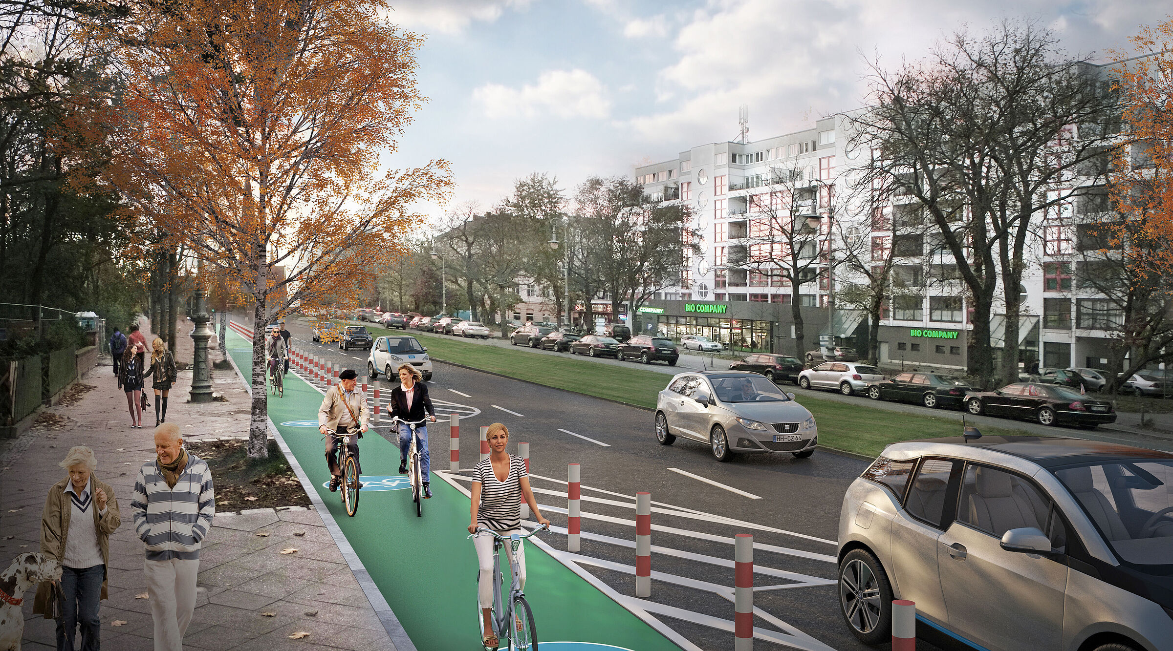  Visualisierung Protected Bike Lanes in Berlin